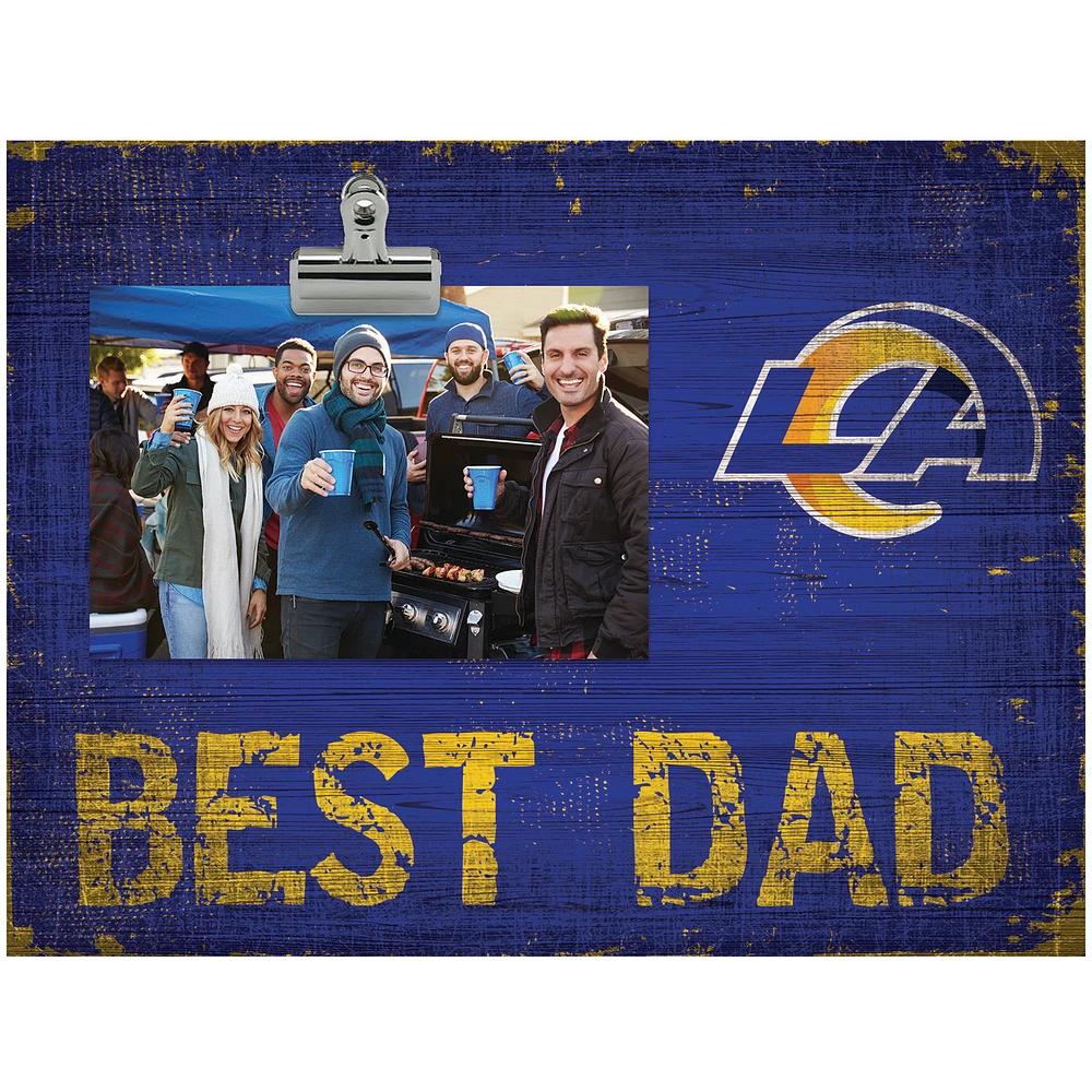 Los Angeles Rams 8'' x 10.5'' Best Dad Clip Frame