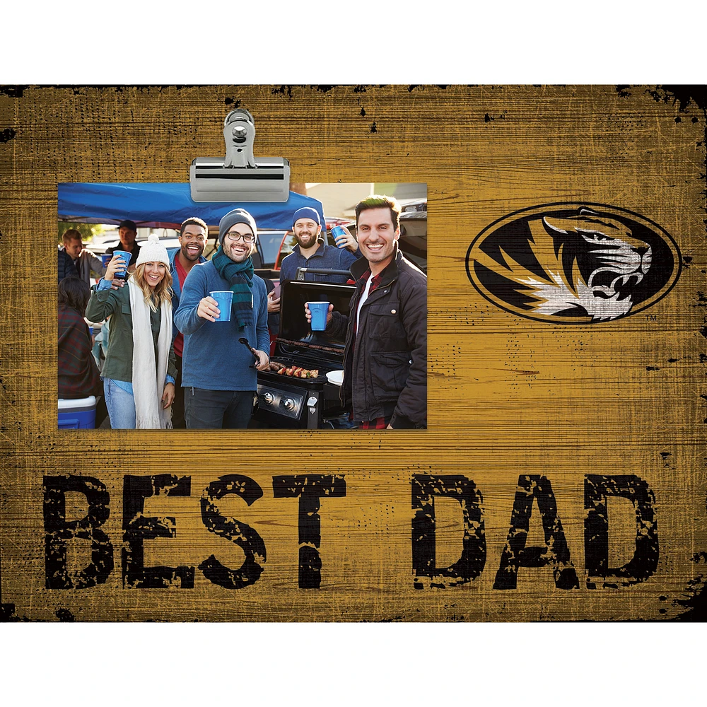 Missouri Tigers 8'' x 10.5'' Best Dad Clip Frame