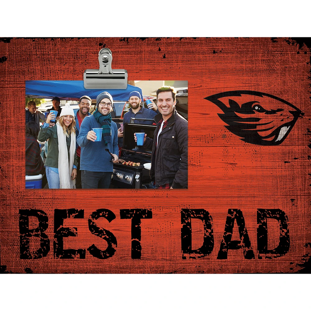 Oregon State Beavers 8'' x 10.5'' Best Dad Clip Frame