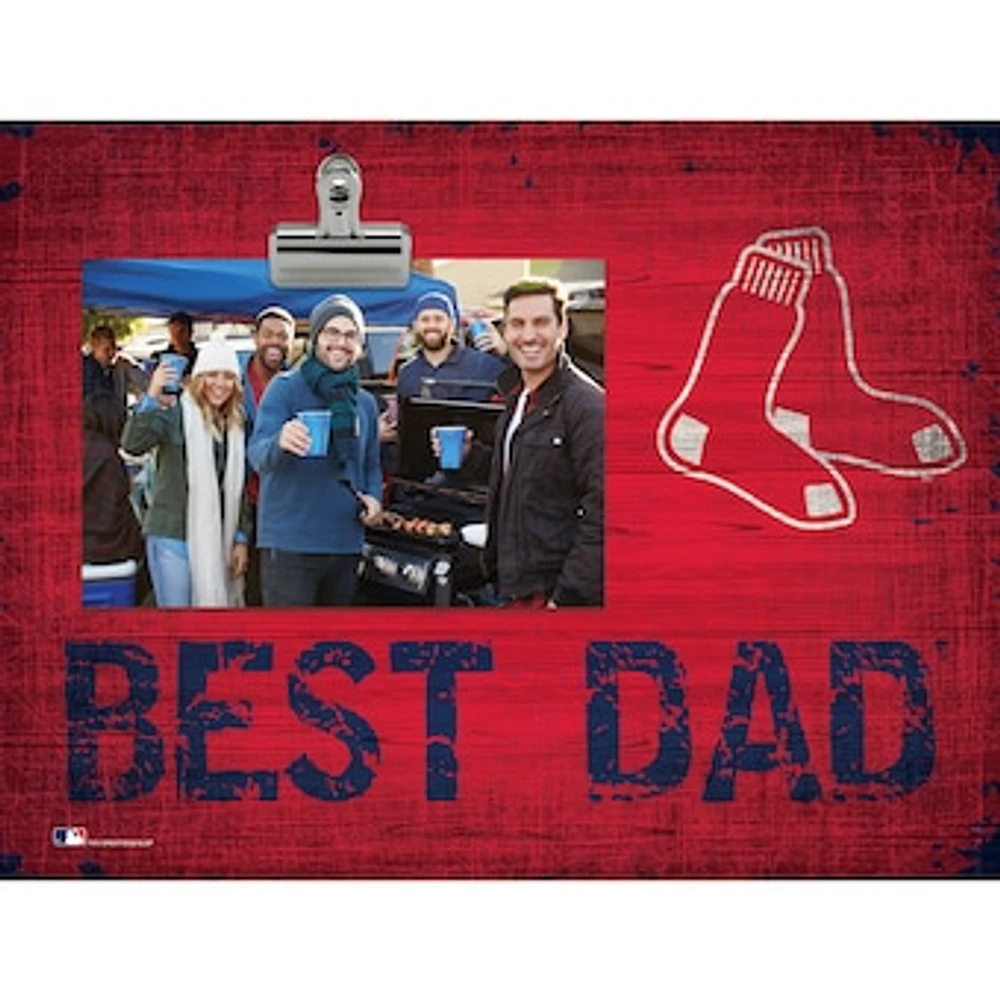 Boston Red Sox 8'' x 10.5'' Best Dad Clip Frame