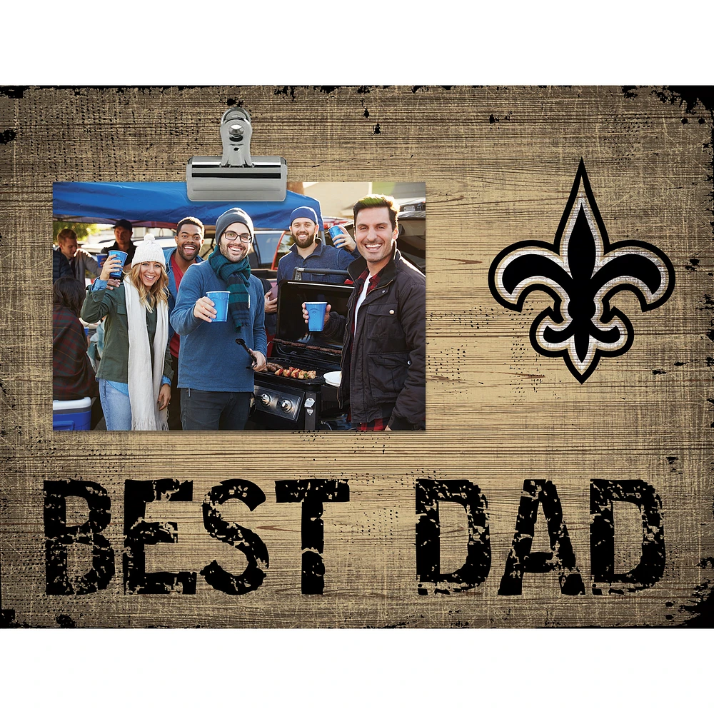 New Orleans Saints 8'' x 10.5'' Best Dad Clip Frame
