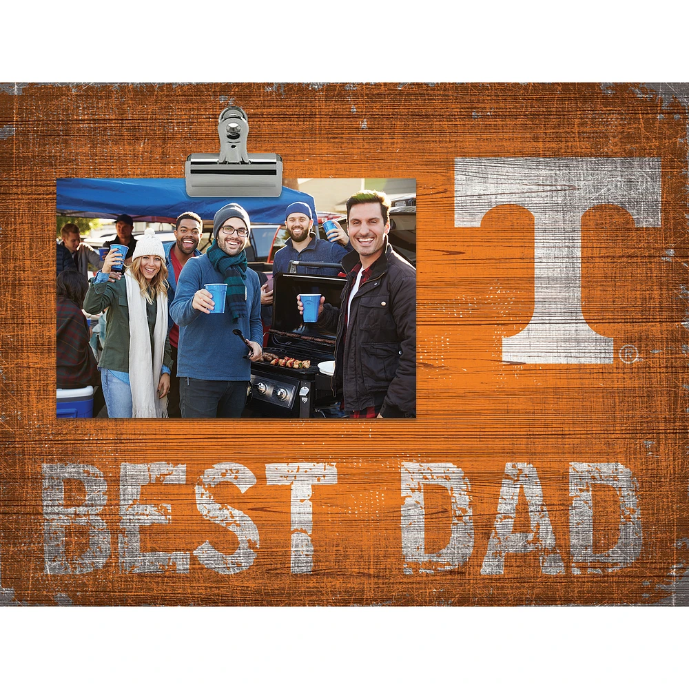 Tennessee Volunteers 8'' x 10.5'' Best Dad Clip Frame