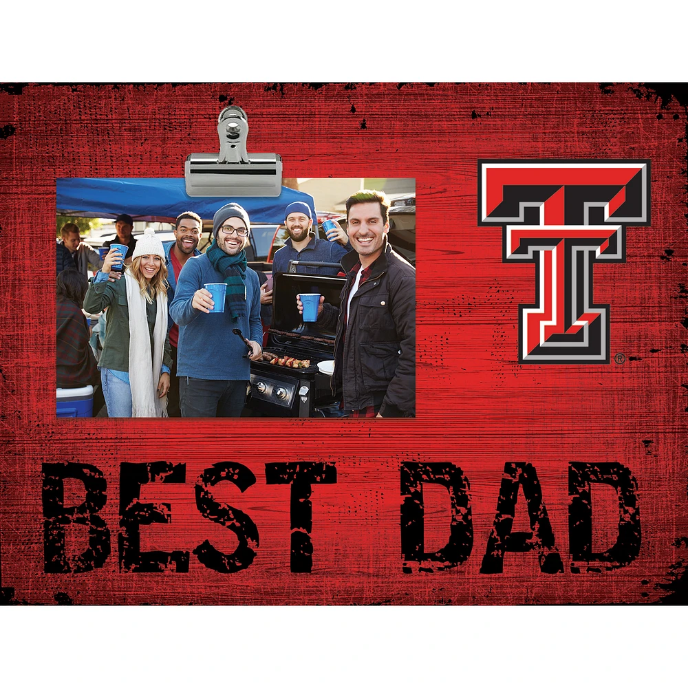 Texas Tech Red Raiders 8'' x 10.5'' Best Dad Clip Frame
