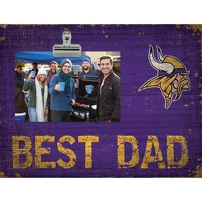 Minnesota Vikings 8'' x 10.5'' Best Dad Clip Frame