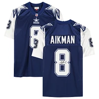 Troy Aikman Dallas Cowboys Autographed Alternate Mitchell & Ness Authentic Jersey