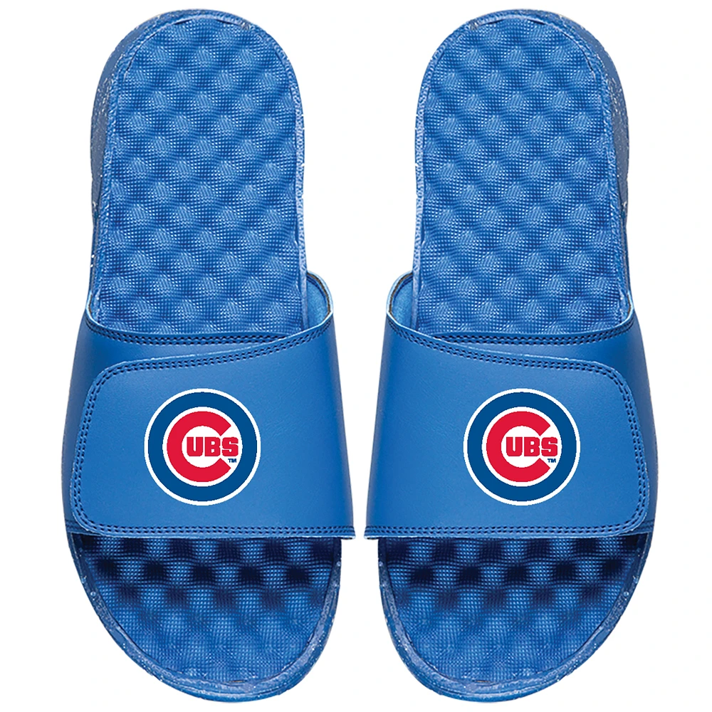Men's ISlide Royal Chicago Cubs Primary Logo Slide Sandals