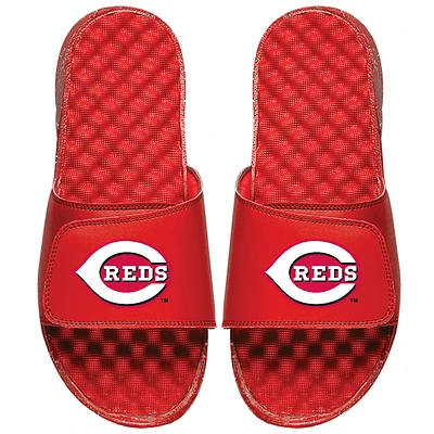 Men's ISlide Red Cincinnati Reds Primary Logo Slide Sandals