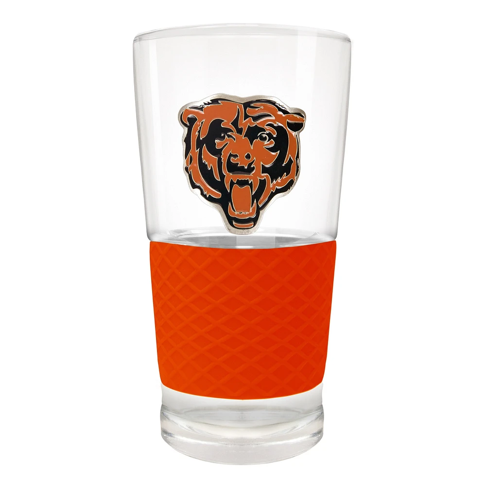Chicago Bears 22oz. Pilsner Glass with Silicone Grip
