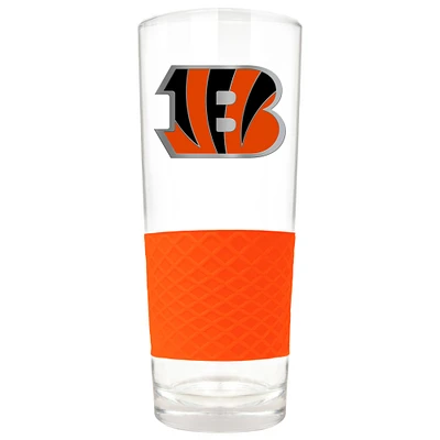 Cincinnati Bengals 22oz. Pilsner Glass with Silicone Grip
