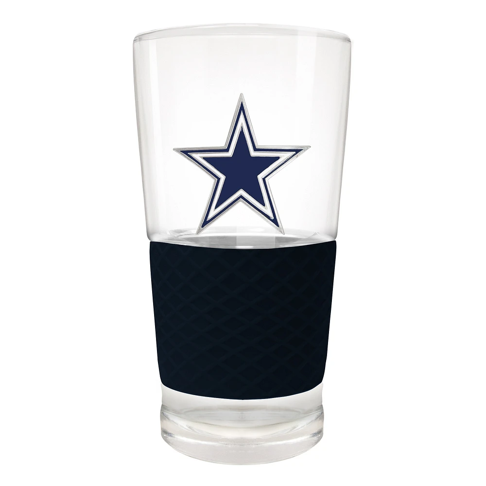 Dallas Cowboys 22oz. Pilsner Glass with Silicone Grip