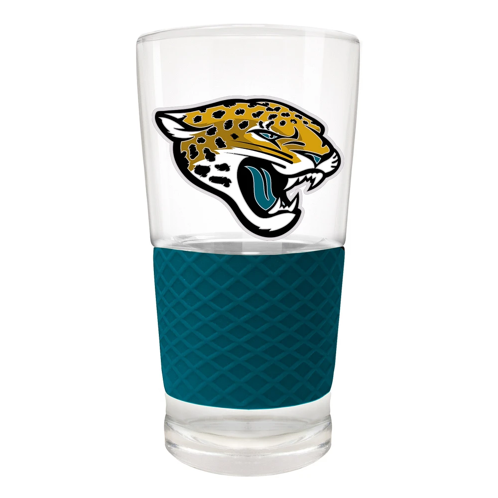Jacksonville Jaguars 22oz. Pilsner Glass with Silicone Grip