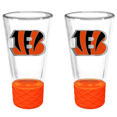 Cincinnati Bengals 2-Pack 4oz. Cheer Shot Set with Silicone Grip