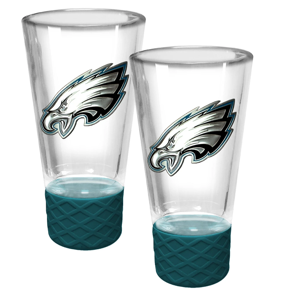 Philadelphia Eagles 2-Pack 4oz. Cheer Shot Set with Silicone Grip