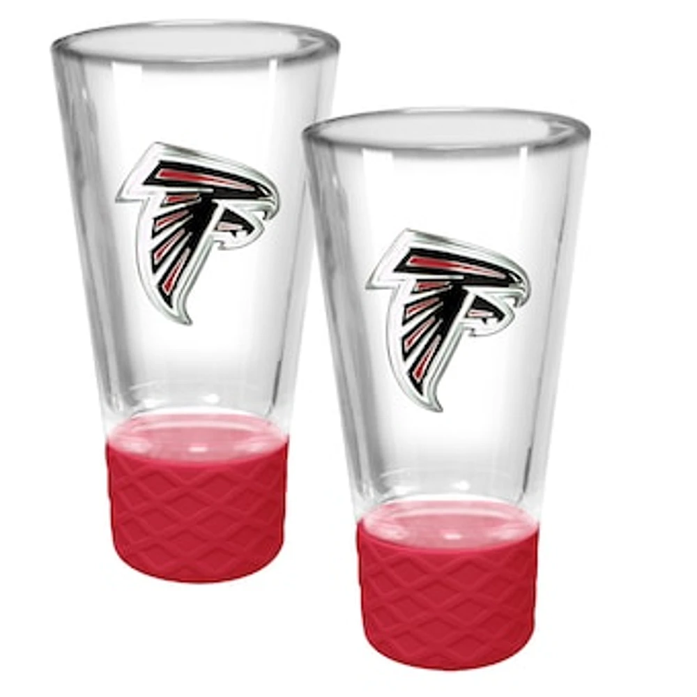 Atlanta Falcons 2-Pack 4oz. Cheer Shot Set with Silicone Grip