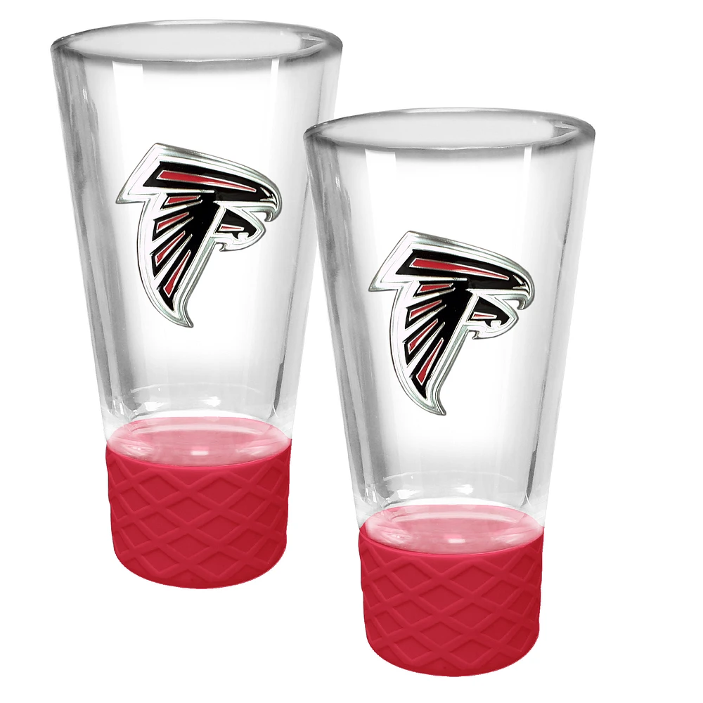 Atlanta Falcons 2-Pack 4oz. Cheer Shot Set with Silicone Grip