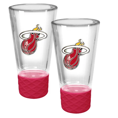 Miami Heat 2-Pack 4oz. Cheer Shot Set with Silicone Grip
