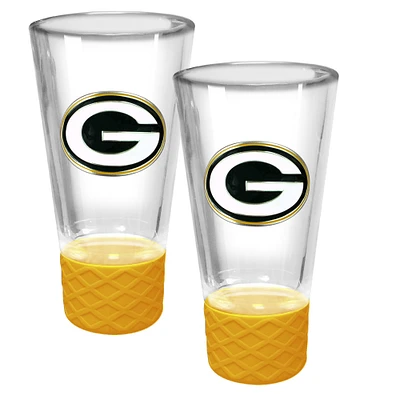 Green Bay Packers 2-Pack 4oz. Cheer Shot Set with Silicone Grip
