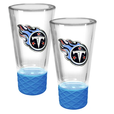 Tennessee Titans 2-Pack 4oz. Cheer Shot Set with Silicone Grip