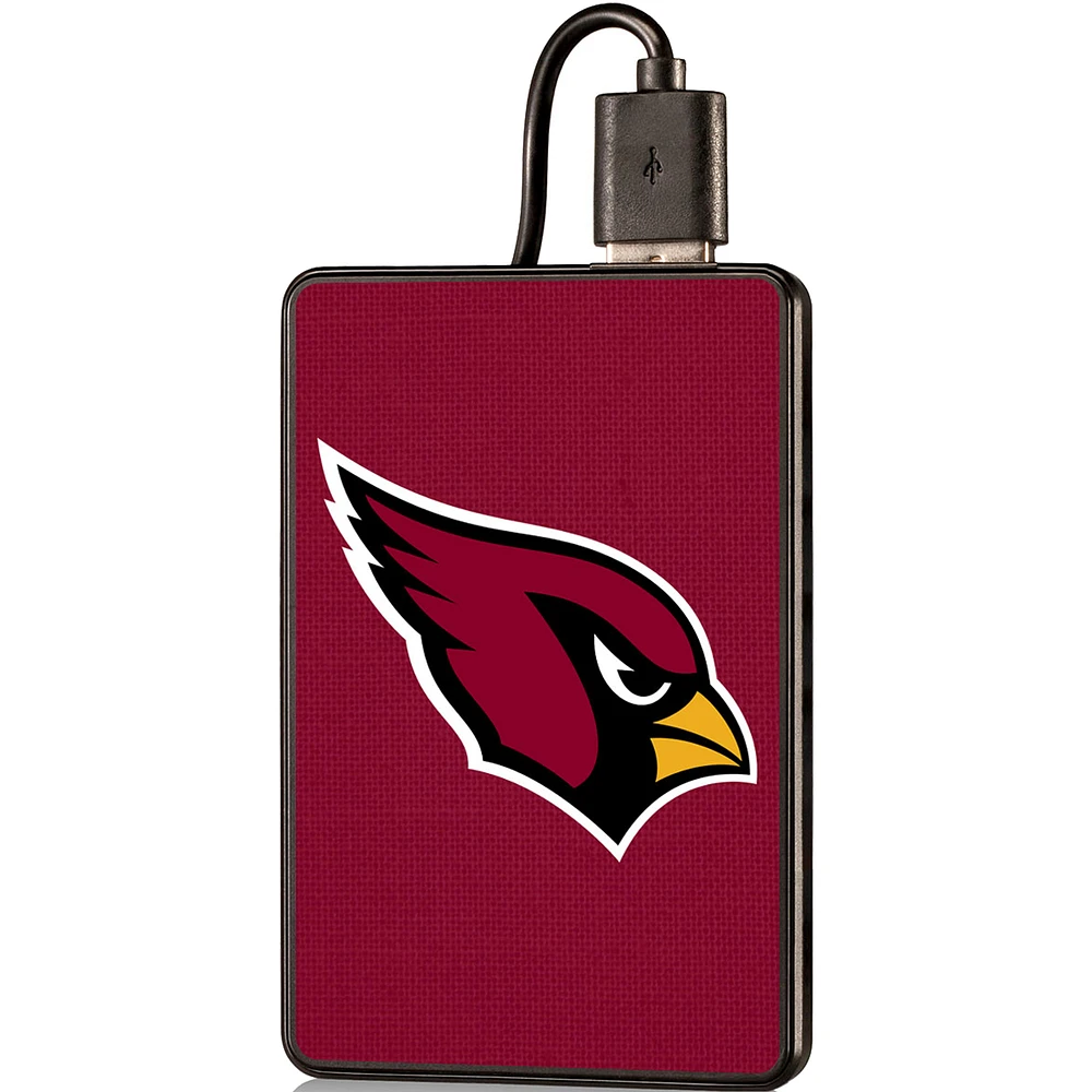 Arizona Cardinals Solid 2000 mAh Credit Card Powerbank