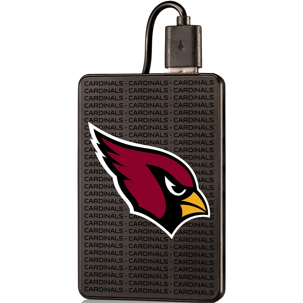 Arizona Cardinals Text Backed 2000 mAh Credit Card Powerbank