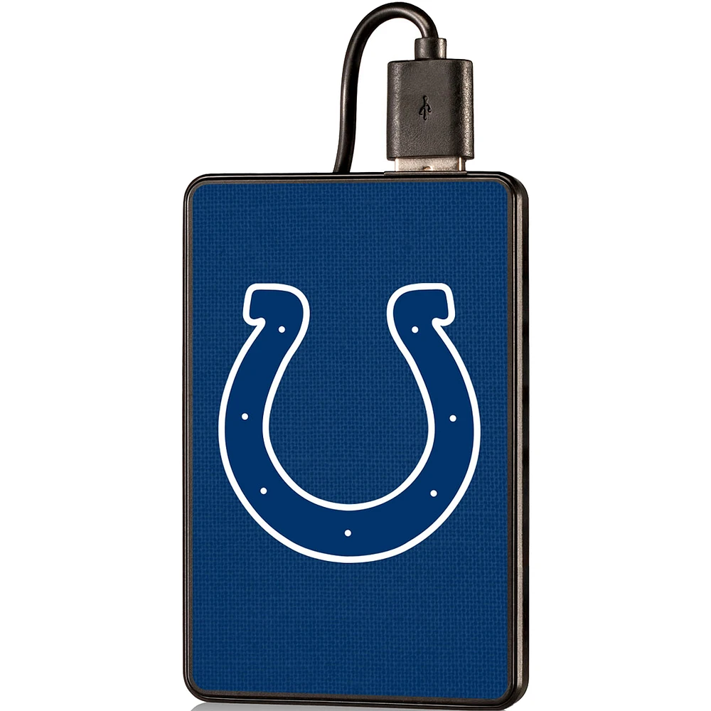 Indianapolis Colts Solid 2000 mAh Credit Card Powerbank