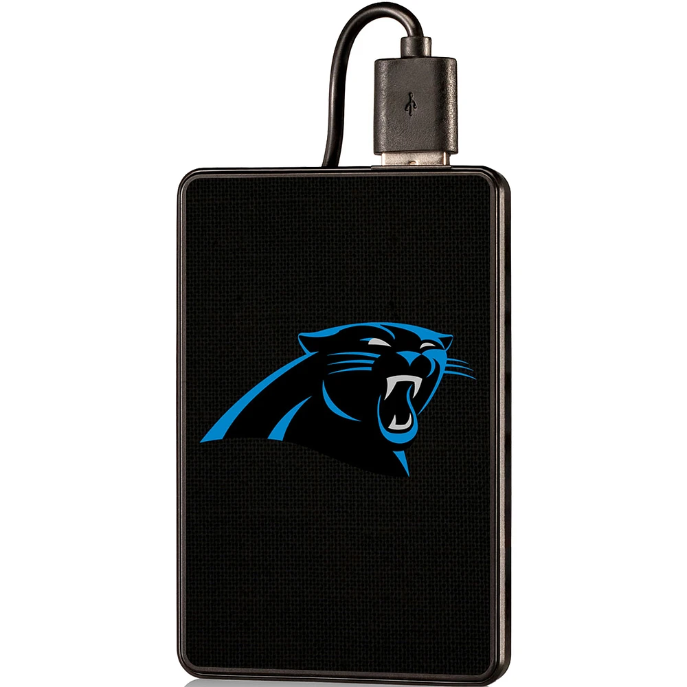 Carolina Panthers Solid 2000 mAh Credit Card Powerbank