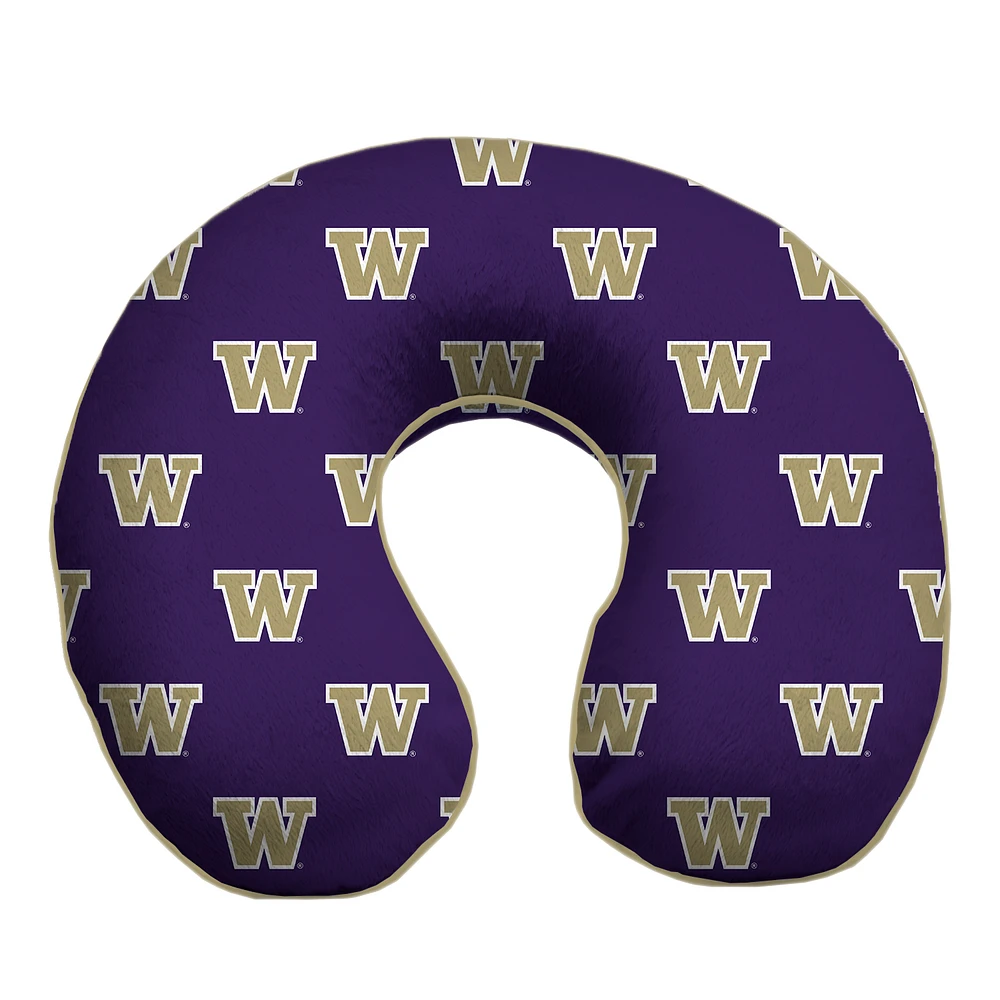 Washington Huskies Travel Memory Foam Pillow