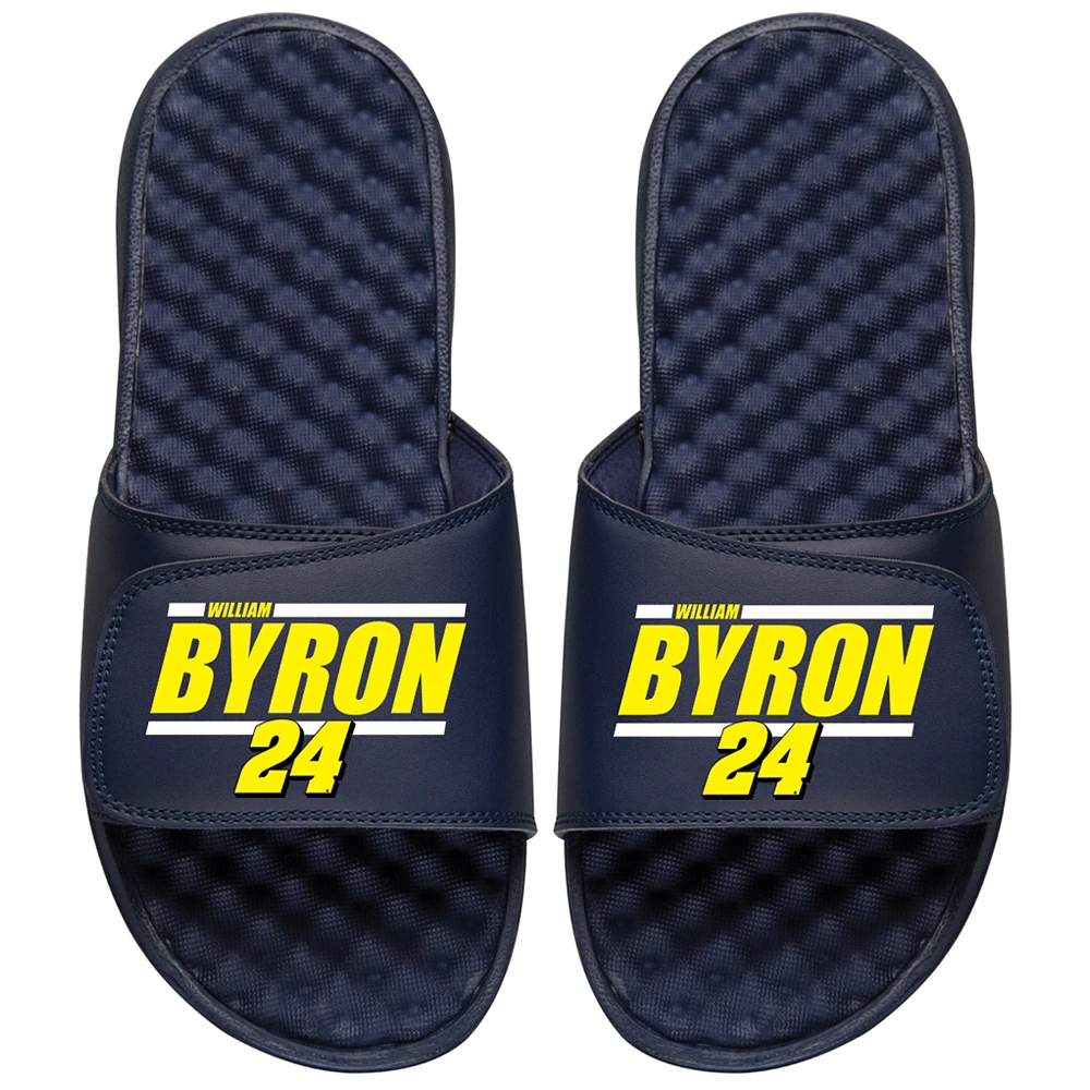 William Byron ISlide Bar Slide Sandals - Navy
