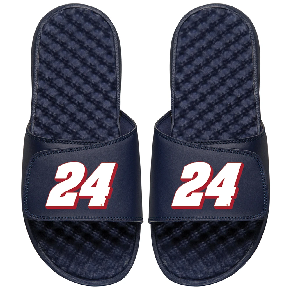 William Byron ISlide Number Slide Sandals - Navy