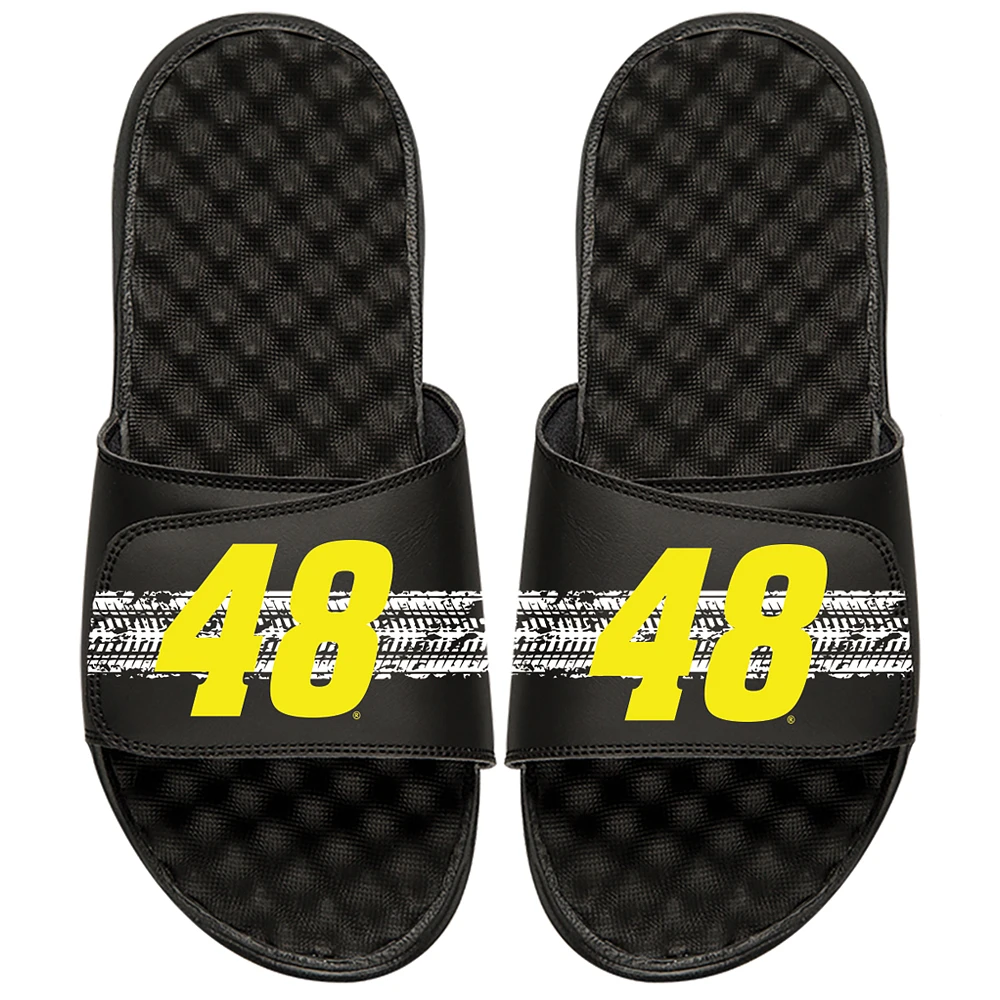 Jimmie Johnson ISlide Youth Tire Slide Sandals - Black