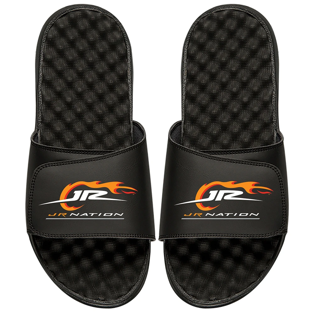 JR Nation ISlide Youth Logo Slide Sandals - Black