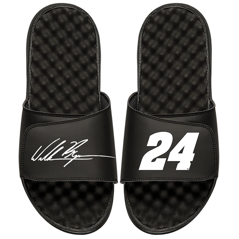 William Byron ISlide Youth Signature Slide Sandals - Black
