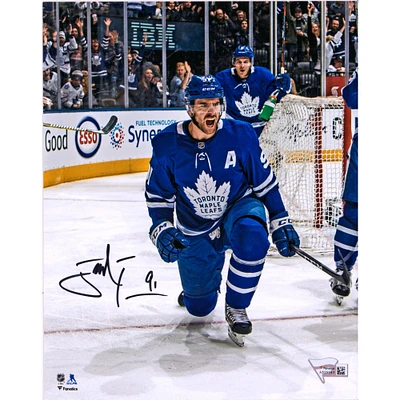 John Tavares Toronto Maple Leafs Autographed 8" x 10" Goal Celebration Photograph