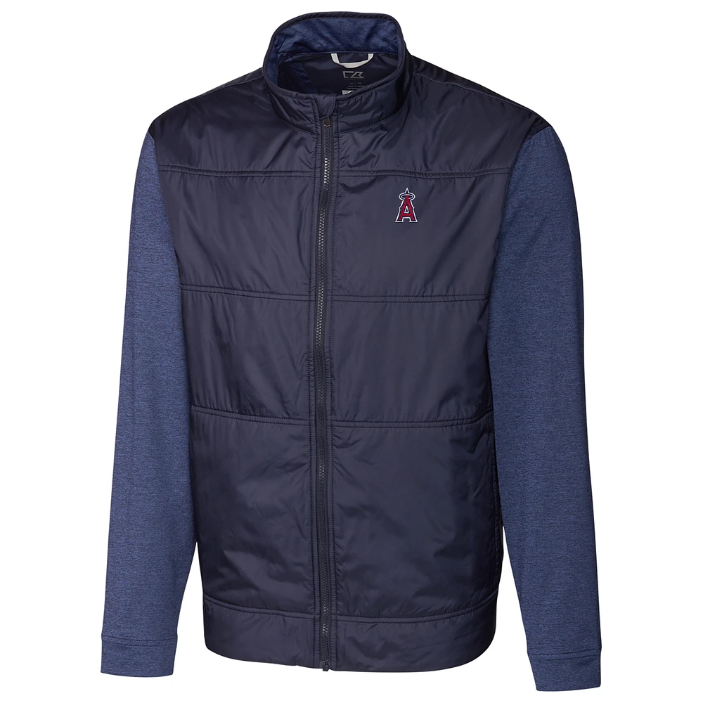 Los Angeles Angels Cutter & Buck Stealth Full-Zip Jacket - Navy