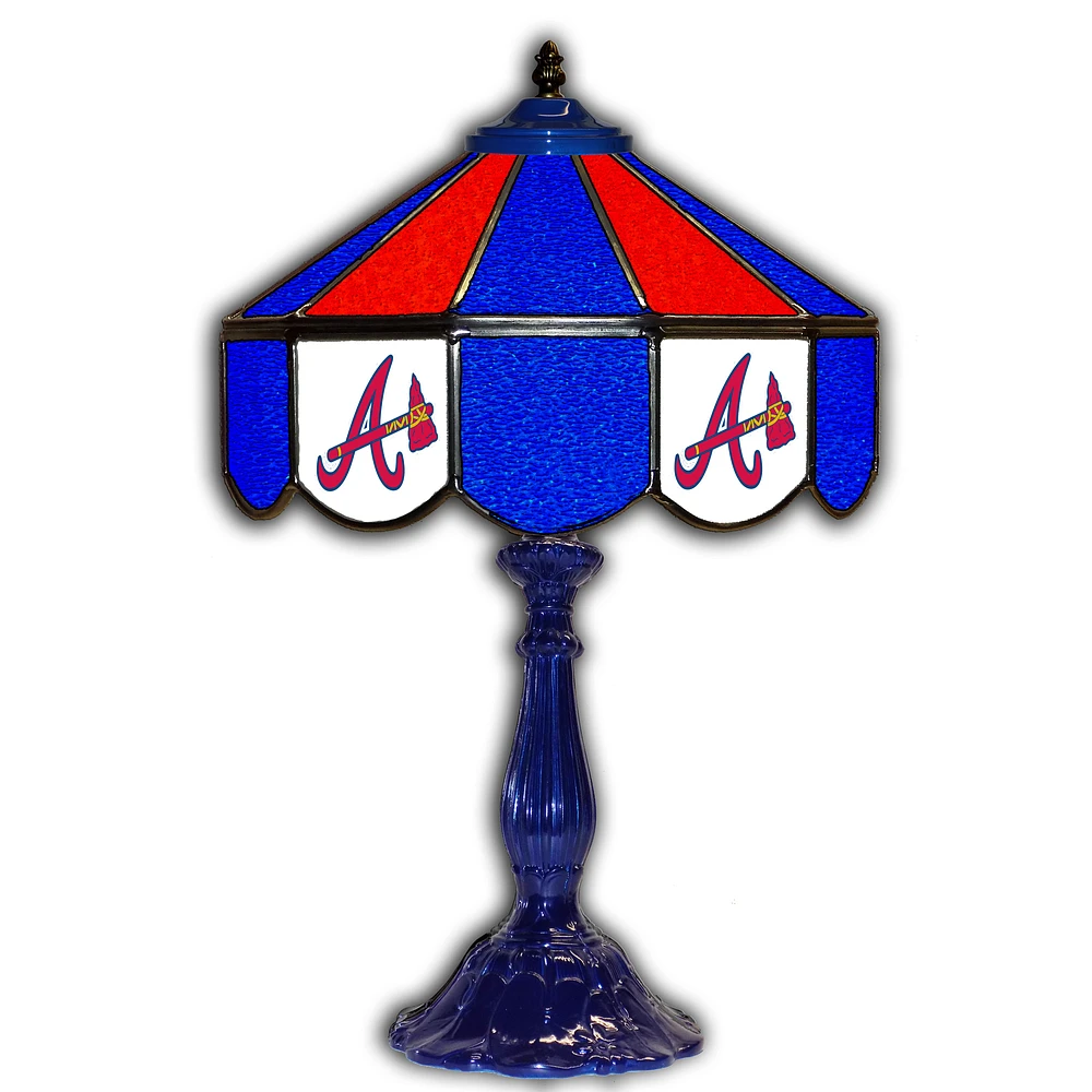 Atlanta Braves 21'' Glass Table Lamp