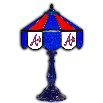 Atlanta Braves 21'' Glass Table Lamp