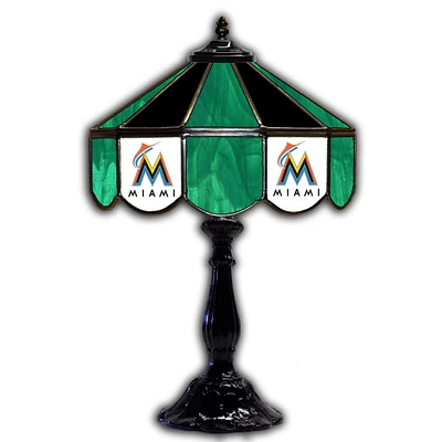 Miami Marlins 21'' Glass Table Lamp