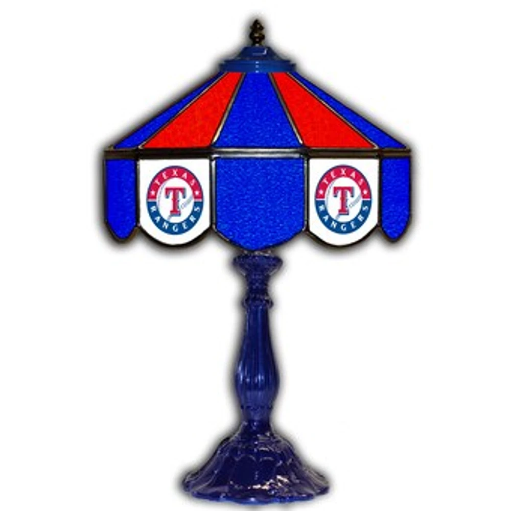 Texas Rangers 21'' Glass Table Lamp