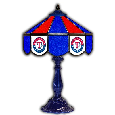 Texas Rangers 21'' Glass Table Lamp
