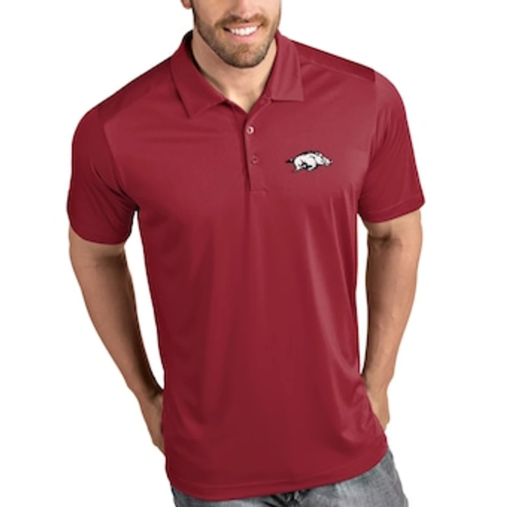 Arkansas Razorbacks Antigua Tribute Polo - Cardinal