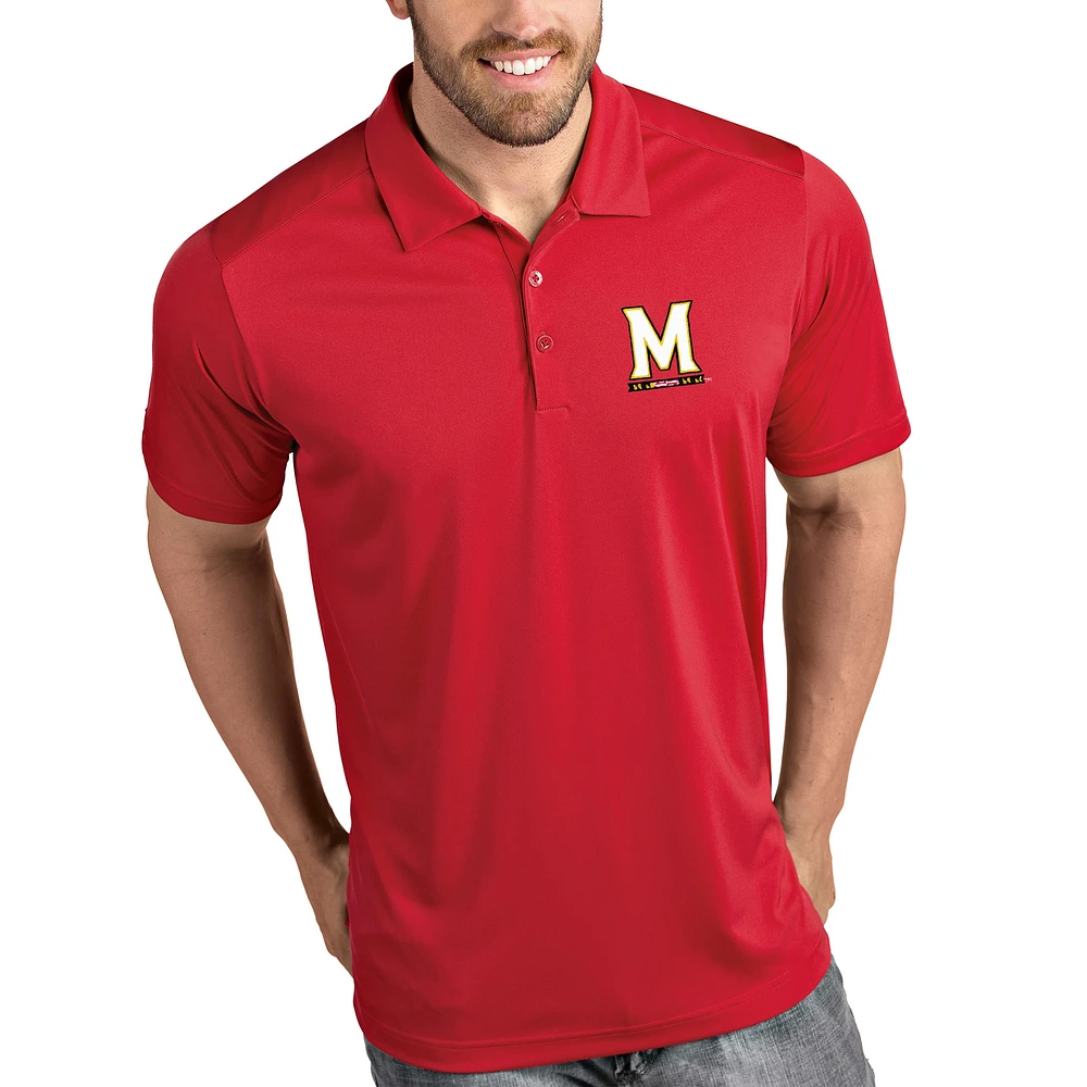 Maryland Terrapins Antigua Tribute Polo - Red