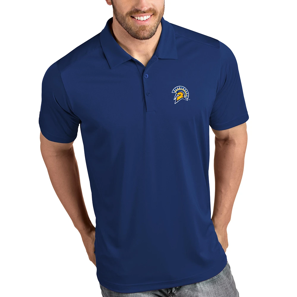 San Jose State Spartans Antigua Tribute Polo - Royal