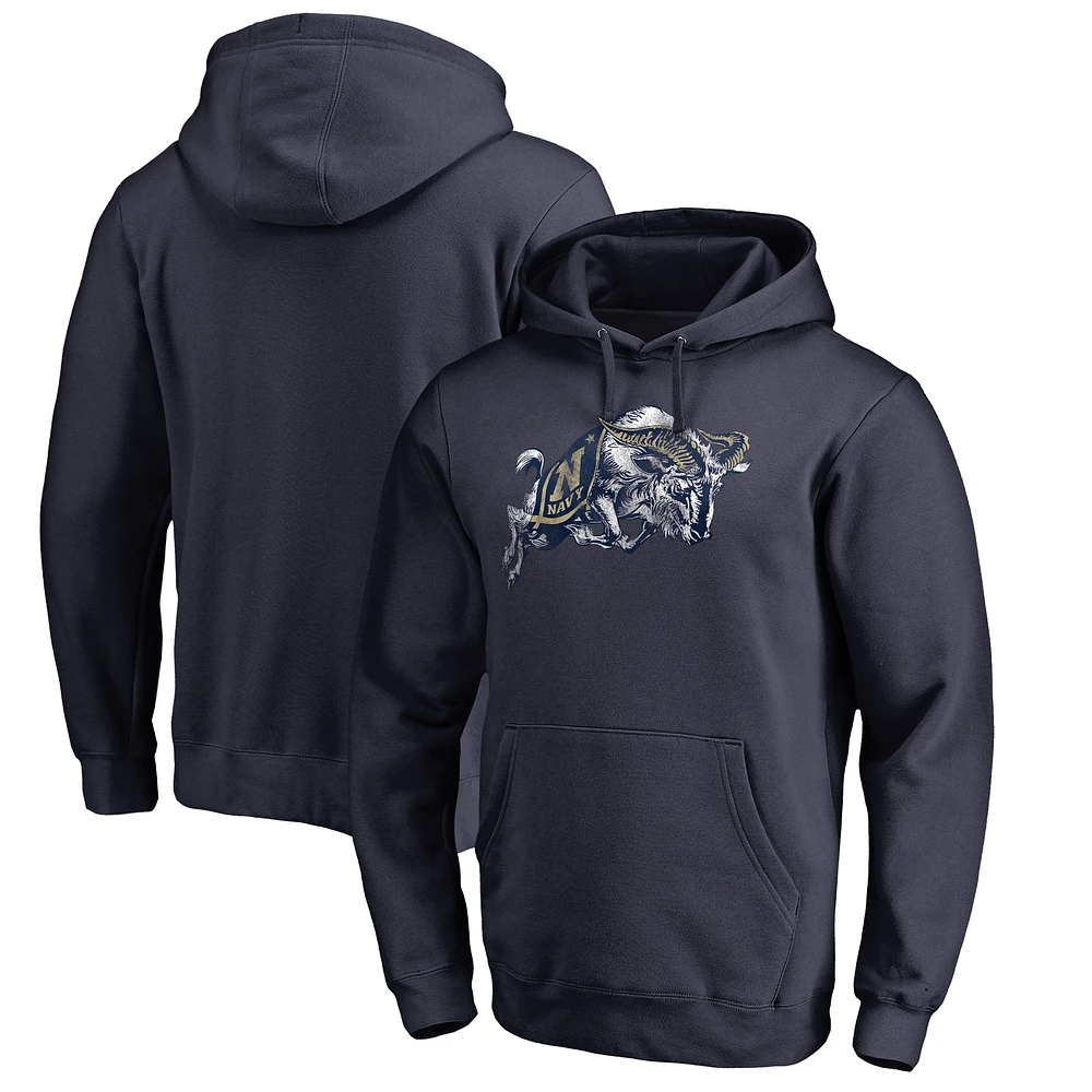 Men's Navy Navy Midshipmen Classic Primary Pullover Hoodie