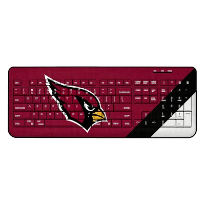 Arizona Cardinals Diagonal Stripe Wireless Keyboard