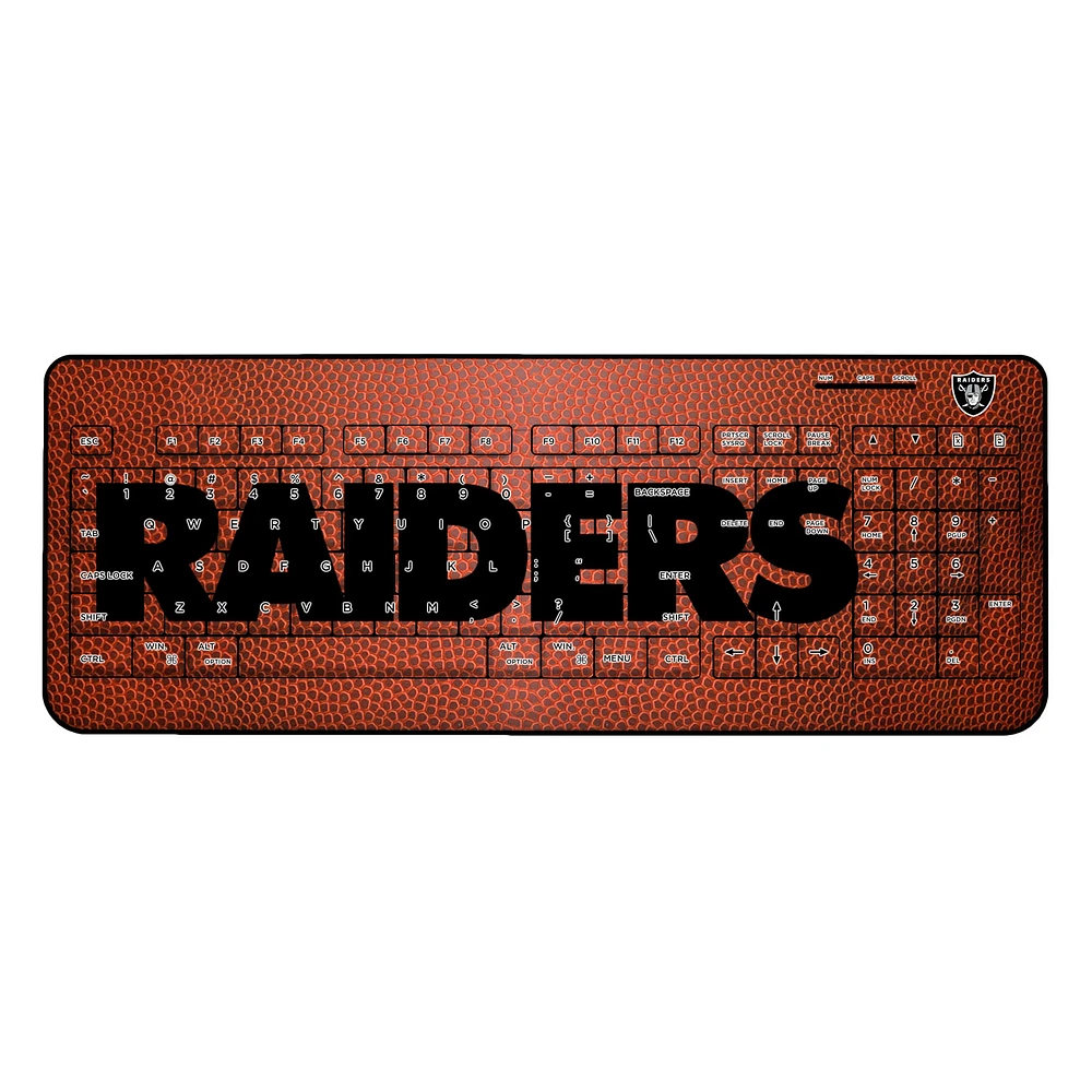 Las Vegas Raiders Football Design Wireless Keyboard
