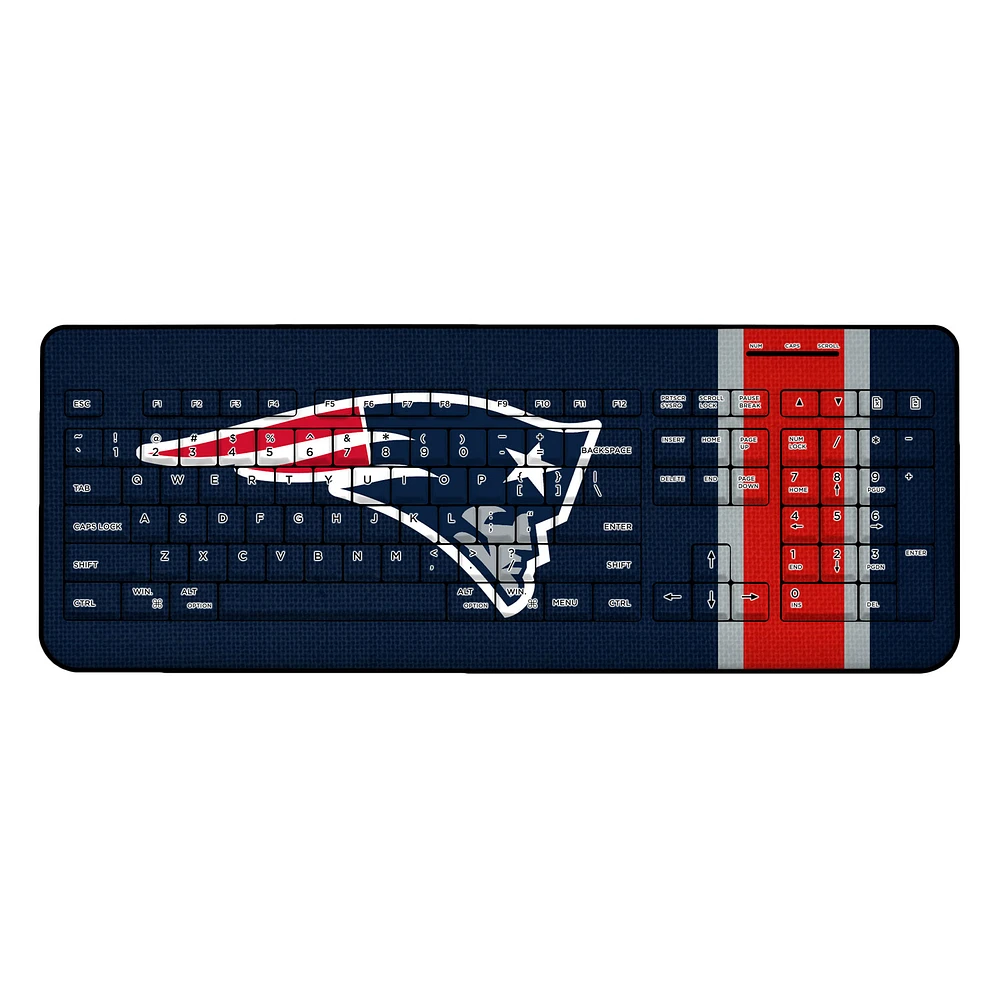 New England Patriots Stripe Wireless Keyboard