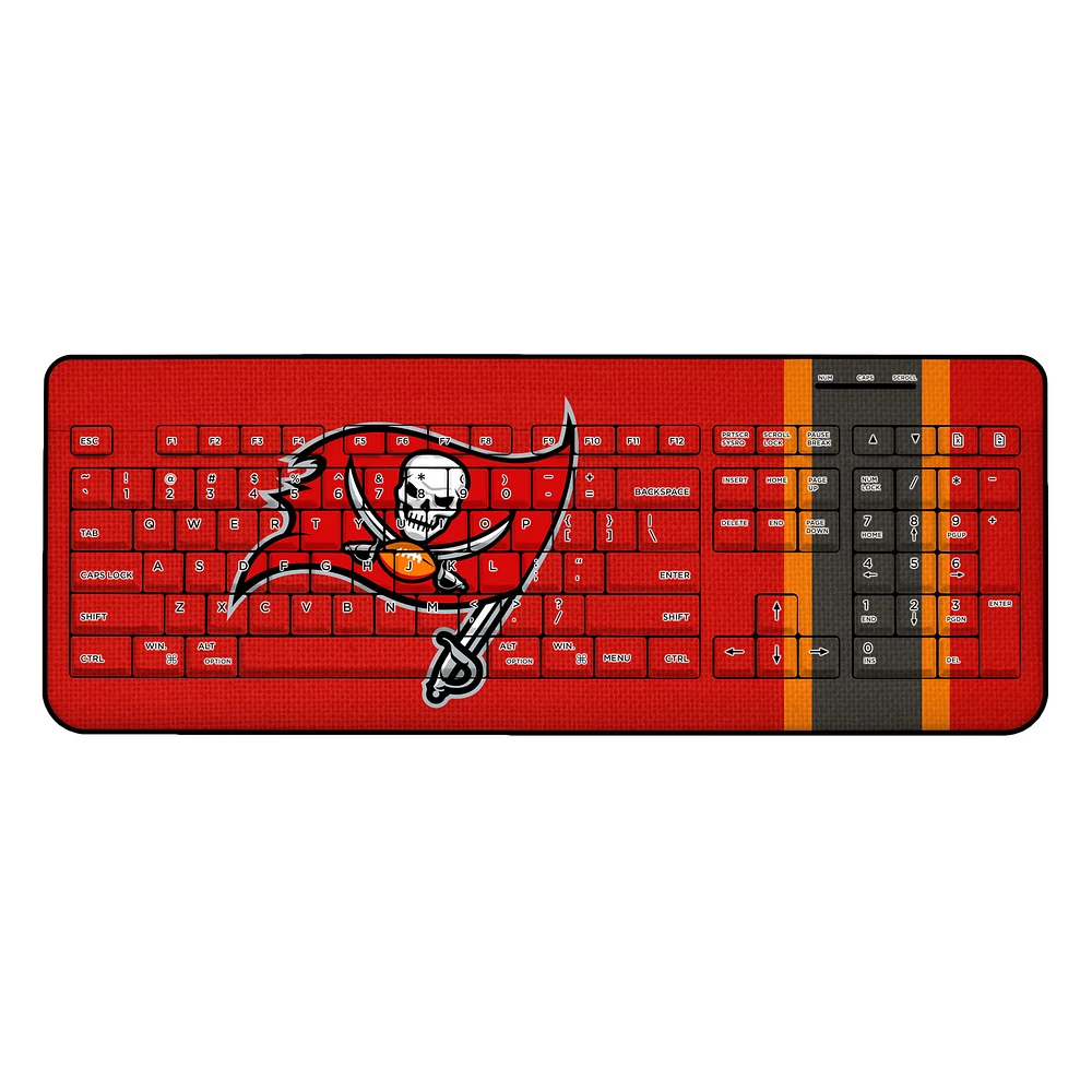 Tampa Bay Buccaneers Stripe Wireless Keyboard