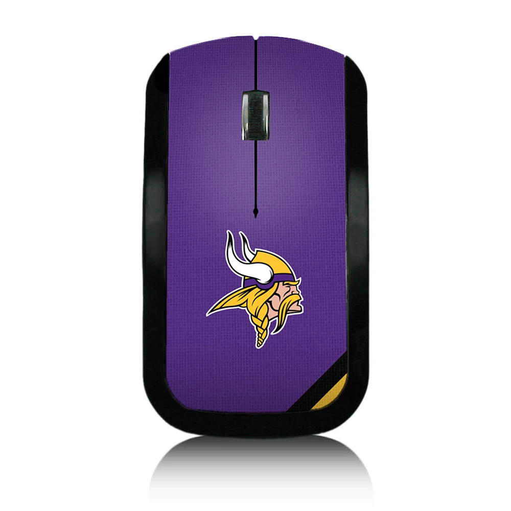 Minnesota Vikings Diagonal Stripe Wireless Mouse