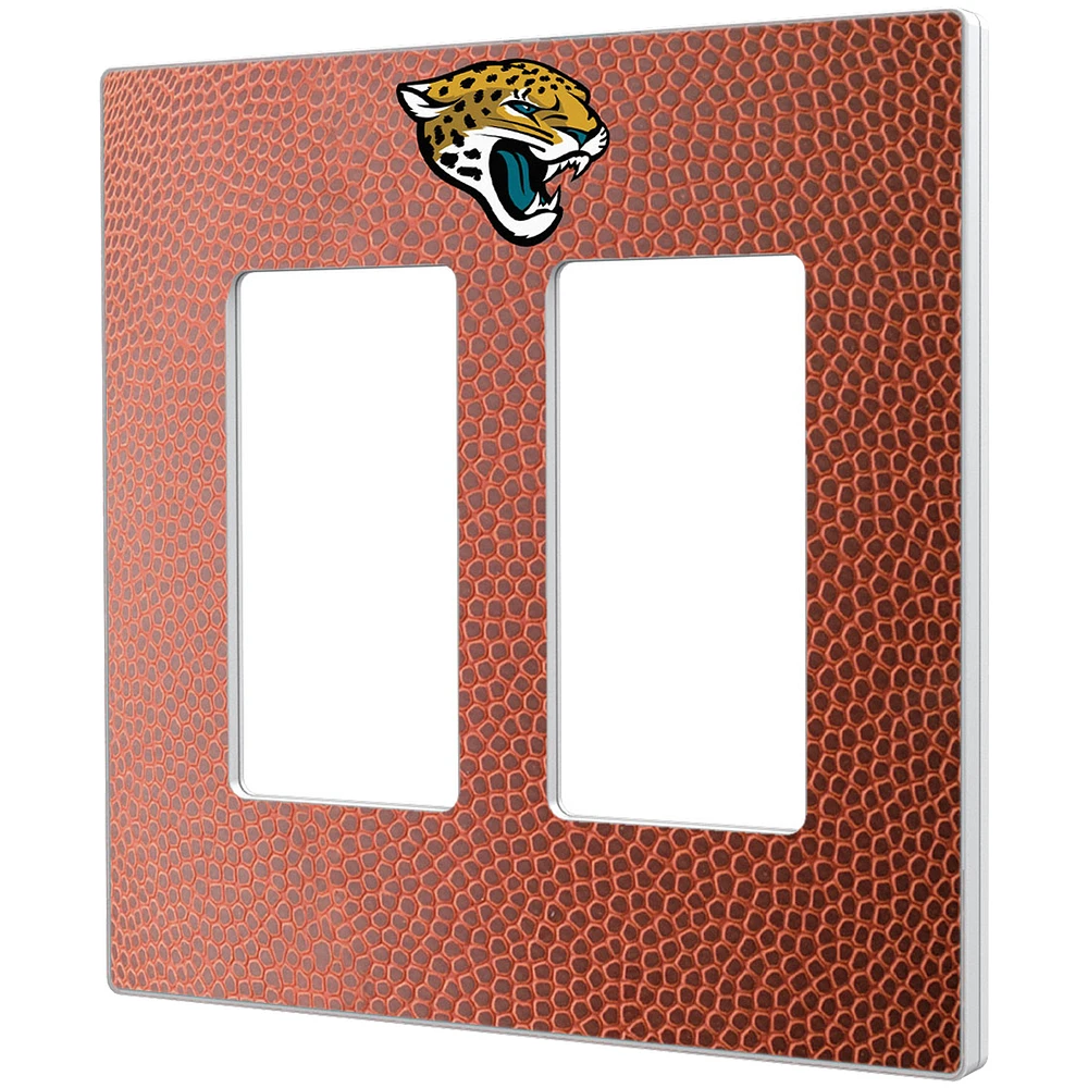 Jacksonville Jaguars Football Design Double Rocker Light Switch Plate