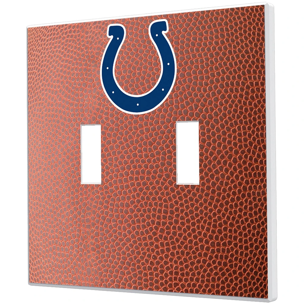 Indianapolis Colts Football Design Double Toggle Light Switch Plate